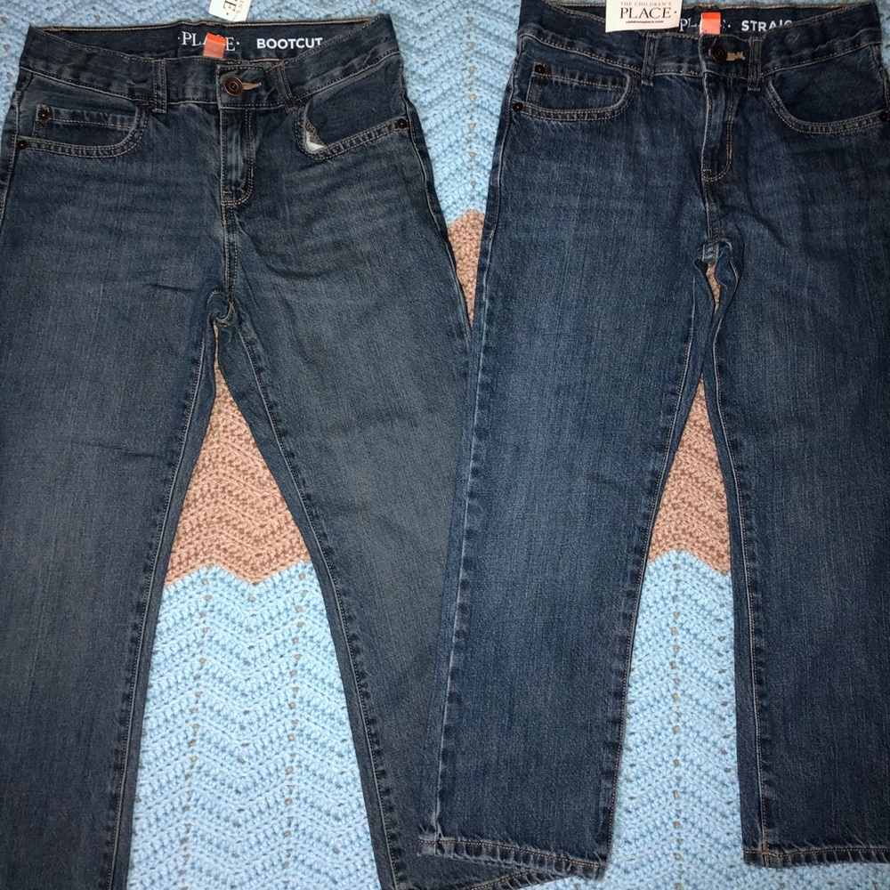 3 pair of boys husky jeans